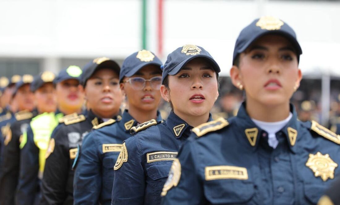 Se gradúan 450 policías de la CDMX (08/09/2025). Imagen Ilustrativa. Foto: Captura de pantalla de X @guerrerochipres