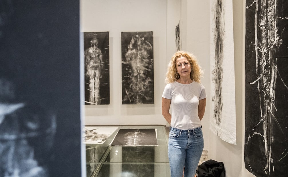 Retratos de la artista Sandra Pani. Foto: German Espinoza/EL UNIVERSAL.