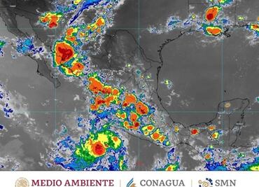 Conagua vigila zona de baja presión con 60% de potencial para desarrollo ciclónico frente a costas de Colima y Michoacán