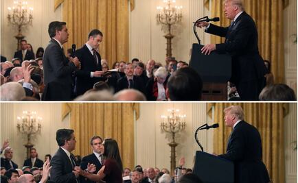 Así fueron las discusiones del periodista de CNN con Donald Trump