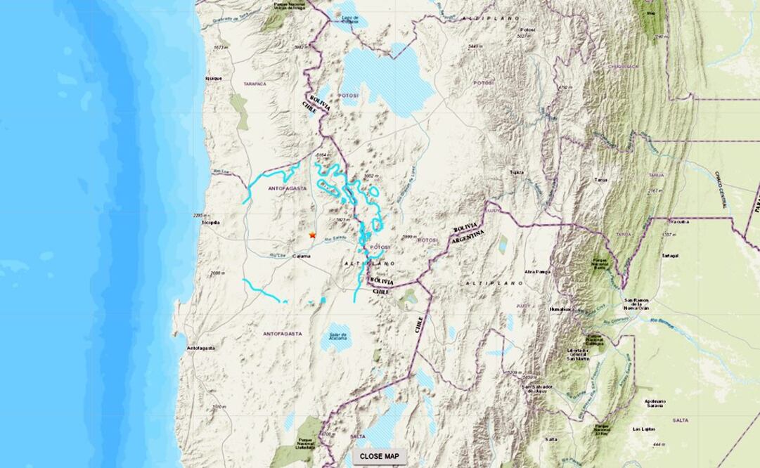 (Foto: Twitter @USGSBigQuakes)