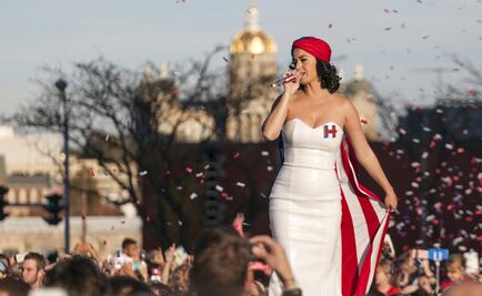 Katy Perry anima la campaña de Hillary en Iowa