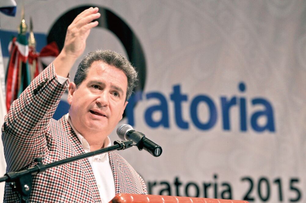 Leonardo Curzio ayer en su participación en el Primer Foro de la Oratoria 2015 (RAMÓN ROMERO. EL UNIVERSAL)