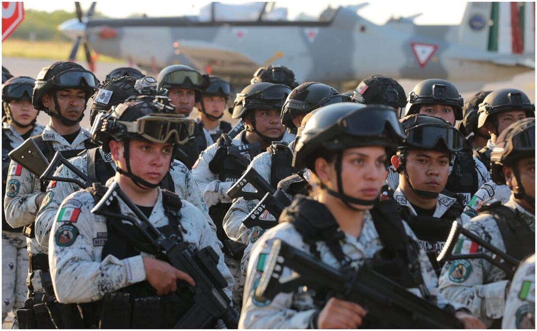 Elementos de la Guardia Nacional Foto: Especial