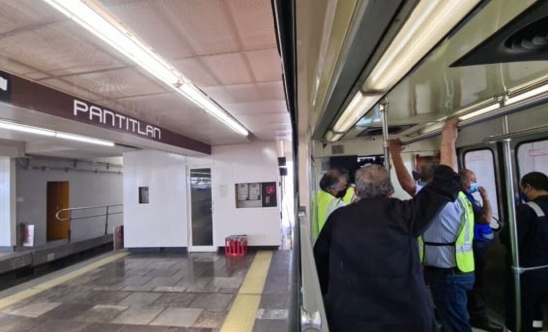 El mandatario capitalino explicó que la obra de reconstrucción de 200 metros del tramo elevado de la estación Pantitlán obedeció a la atención del hundimiento que presentaba la zona. (Foto: especial)