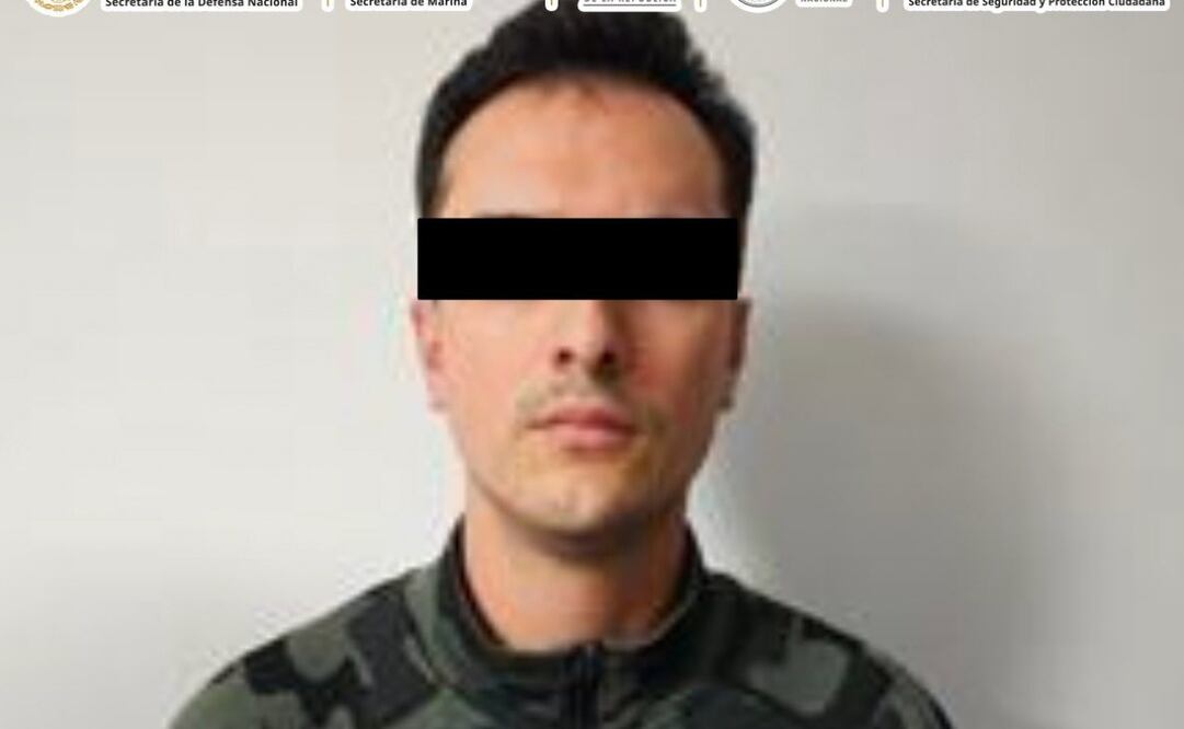 Detienen a Walter "N" en Jalisco; identificado como proveedor de armamento y explosivos para un grupo criminal. Foto: Especial