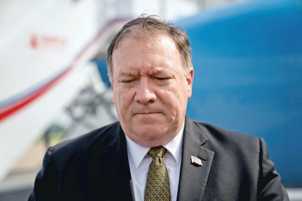 Cancelado. El viaje del secretario de Estado de EU, Mike Pompeo, a Corea del Norte, fue cancelado el viernes por el presidente Donald Trump (REUTERS)
