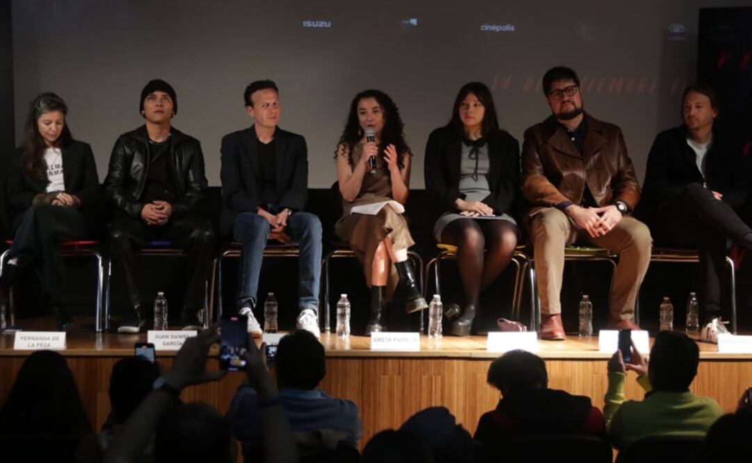 08 de diciembre de 2023, Ciudad de México, conferencia de prensa de la película "Perdidos en la Noche" del director Amat Escalante y protagonizada por Juan Daniel García. Fotos: Carlos Mejía/EL UNIVERSAL.