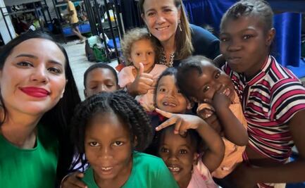 Sandra Cuevas y Margarita Zavala recorren Casa del Migrante Cuauhtémoc