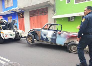 En tres años, la Alcaldía Coyoacán ha retirado de la vía pública casi mil carros abandonados