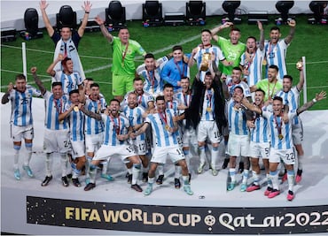 Argentina, al igual que España en Sudáfrica 2010