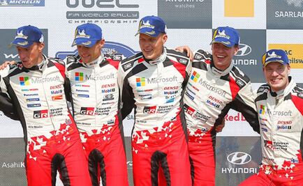 Toyota ocupa todo el podium del WRC en Alemania