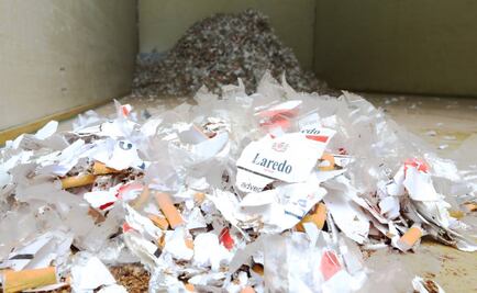 PGR destruye 13 millones de cigarros ilegales y apócrifos