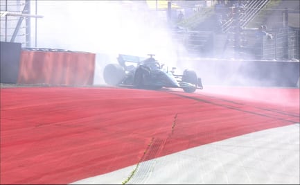 VIDEO: George Russell se estrella y los dos autos de Mercedes quedan fuera de la Qualy del GP de Austria