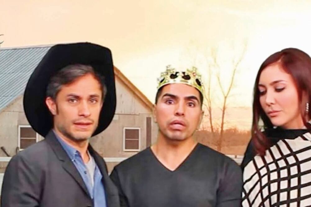 García Bernal hizo la parodia en El show de Piolín, un programa de EU (TOMADA DEL VIDEO)