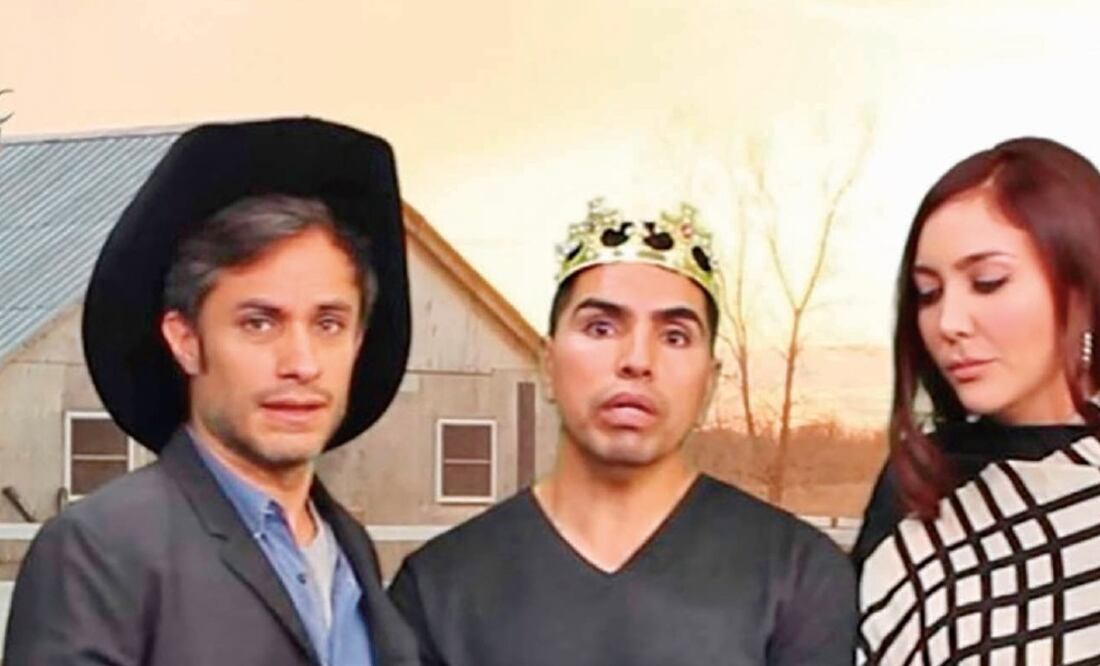 García Bernal hizo la parodia en El show de Piolín, un programa de EU (TOMADA DEL VIDEO)