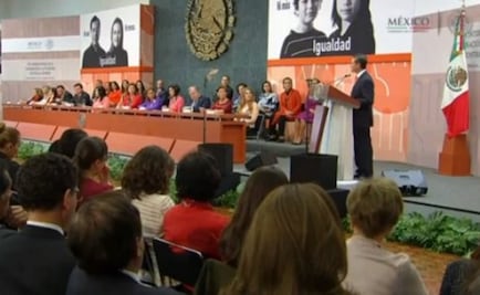 EPN destaca lucha contra violencia hacia la mujer