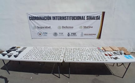 Aseguran armas, droga y objetos prohibidos en penal de Culiacán; decomisan 388 dosis en revisión sorpresa