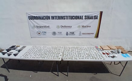 Aseguran armas, droga y objetos prohibidos en penal de Culiacán; decomisan 388 dosis en revisión sorpresa