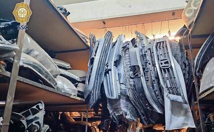 Cateo en Iztapalapa; aseguran 40 toneladas de autopartes robadas