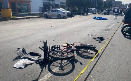 Ciclista fallece tras ser atropellado por un tráiler en la Central de Abastos; conductor fue detenido