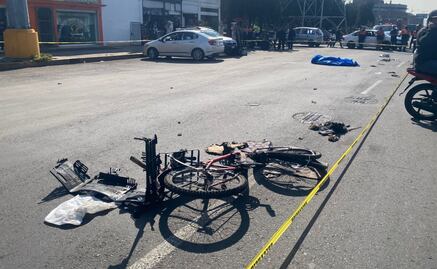 Ciclista fallece tras ser atropellado por un tráiler en la Central de Abastos; conductor fue detenido