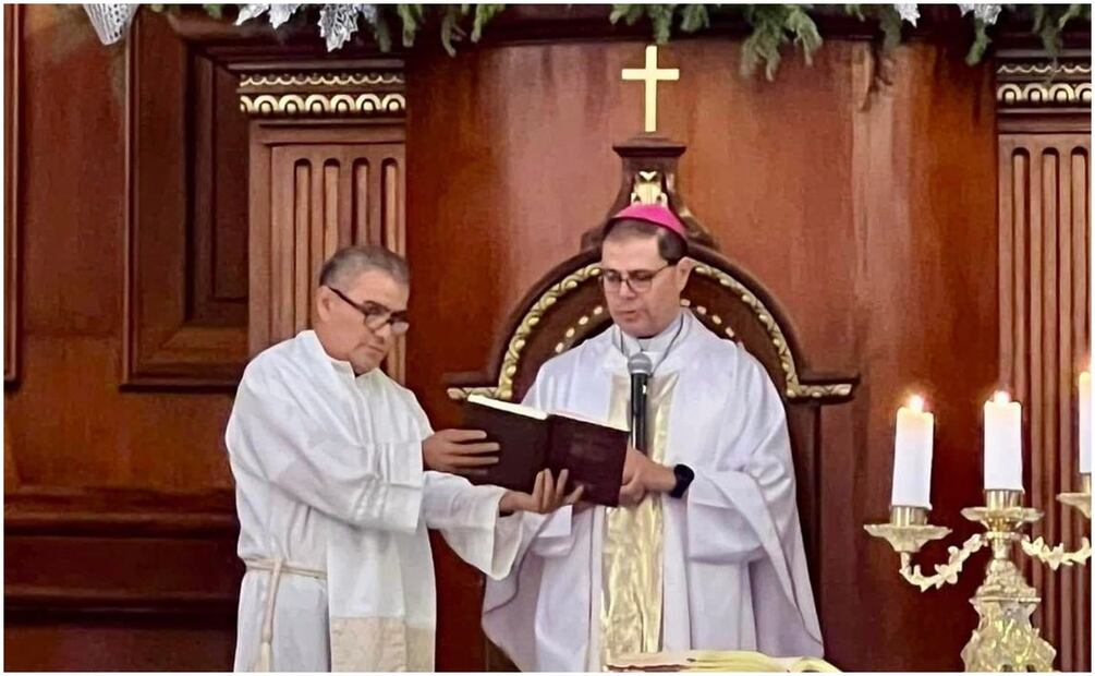 Obispo de la Diócesis de Ciudad Victoria, Óscar Efraín Tamez Villarreal (4/01/2025). Foto: Especial
