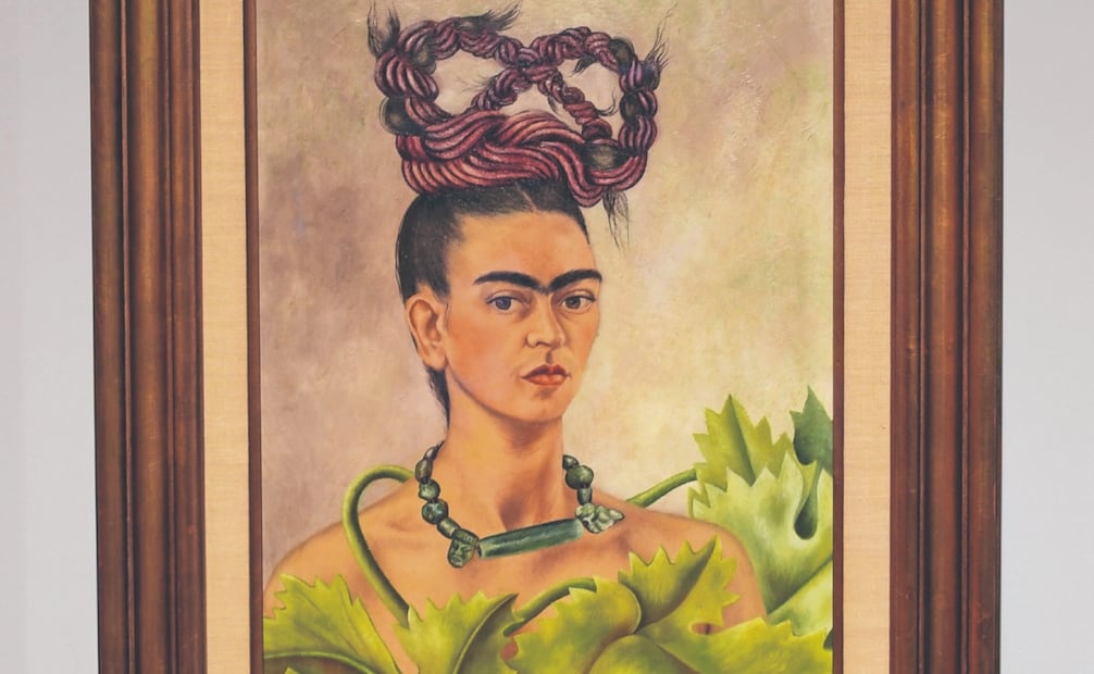 Autorretrato con trenza, de la artista mexicana.