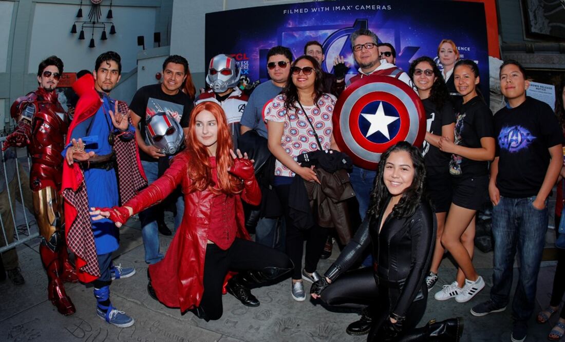 Euforia por Avengers. Foto: Reuters