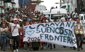 Caravana migrante "Sueños sin Fronteras" parte de Tapachula con destino a CDMX; buscan legalizar su estancia y oportunidades de trabajo