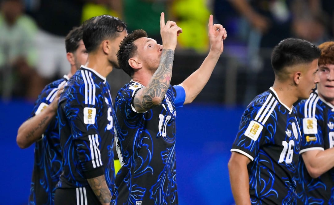 Messi anotó su gol número 19 en Mundiales frente Jordania / Foto: Imago7