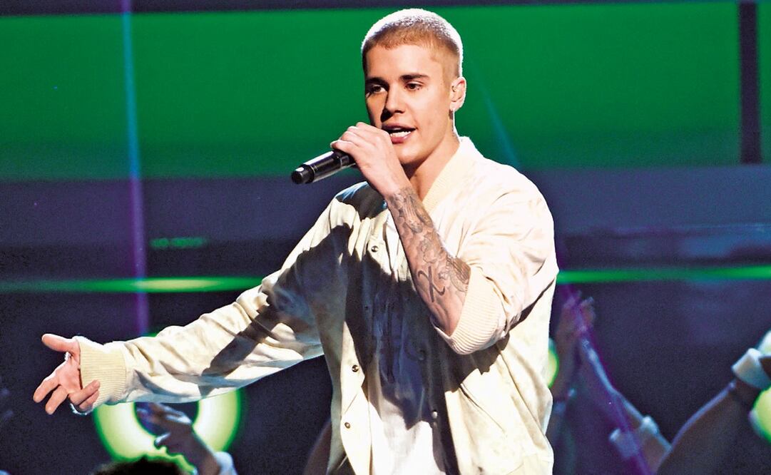 Justin Bieber en un concierto en el Billboard Music Awards in Las Vegas. Foto: Chris Pizzello/AP
