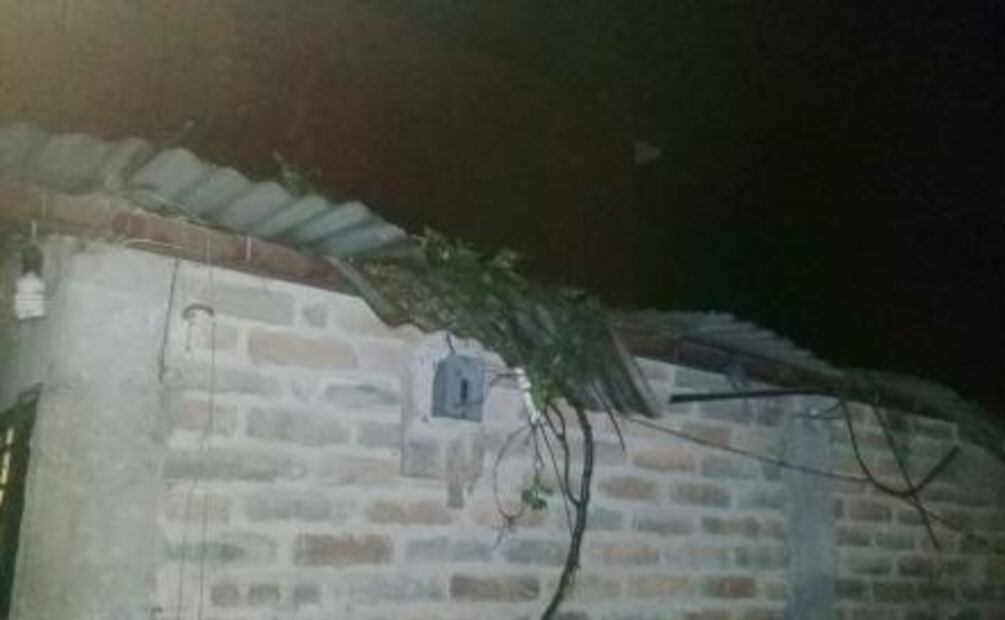 Lluvias dejan daños en tres municipios en Chiapas