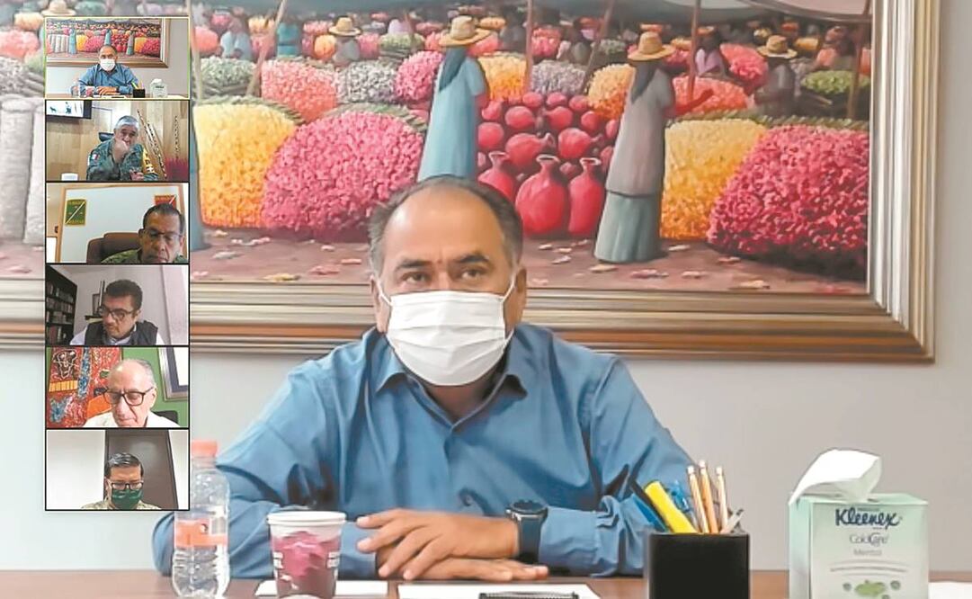 El gobernador Héctor Astudillo Flores se reunió con los integrantes de la Mesa de Coordinación para la Construcción de la Paz. Foto: Especial