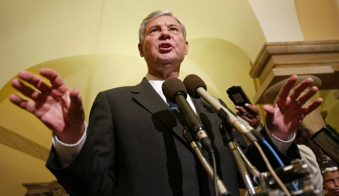 Bob Graham hizo una apuesta infructuosa por la nominación presidencial demócrata de 2004, enfatizando su oposición a la invasión de Irak. Foto: AP