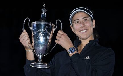 Garbiñe Muguruza: Conseguí el objetivo, vine a México a llevarme el trofeo