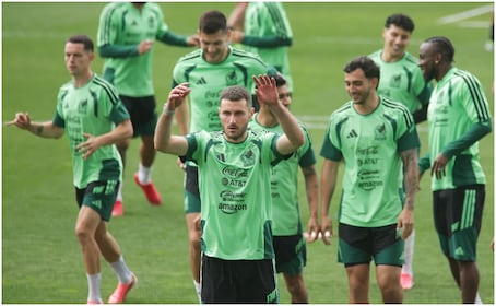La Selección Mexicana entrena bajo la lluvia en el CAR antes de enfrentar a Corea del Sur 
