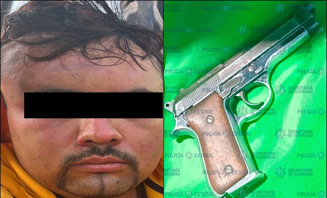 Presunto integrante de La Familia Michoacana. Foto: EL UNIVERSAL