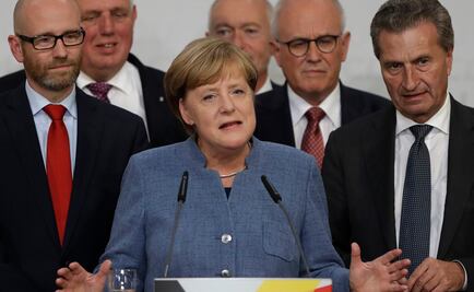 ​Admite Merkel que esperaba "un resultado mejor" en elecciones