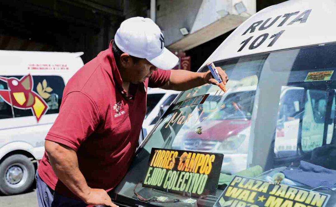 En la zona oriente, la ruta 101, que va del municipio de Chimalhuacán al Metro Pantitlán, sí aplicó el aumento y ahora cobra 17 pesos por ese trayecto. Foto: Fernanda Rojas / EL UNIVERSAL