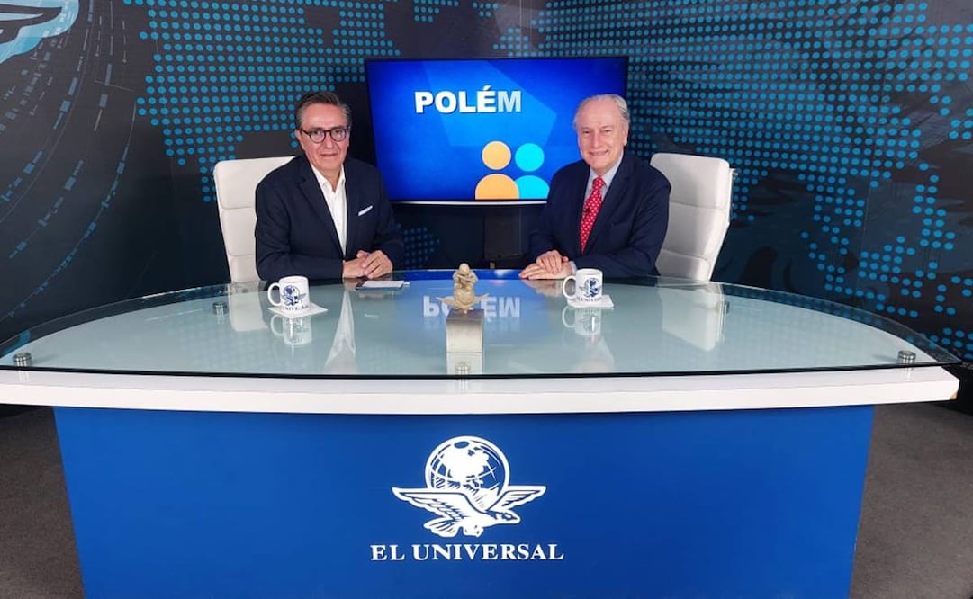 David Aponte, director general editorial de EL UNIVERSAL, charló con el embajador en retiro, Agustín Gutiérrez Canet, en Con los de Casa. Foto: Diego Prado / EL UNIVERSAL