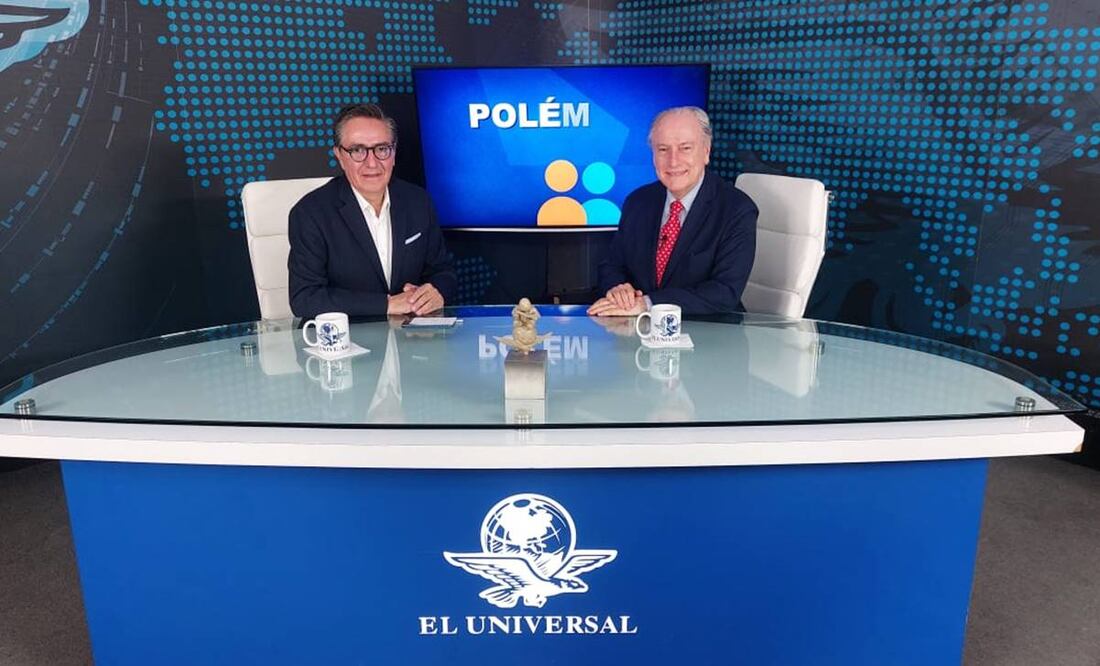 David Aponte, director general editorial de EL UNIVERSAL, charló con el embajador en retiro, Agustín Gutiérrez Canet, en Con los de Casa. Foto: Diego Prado / EL UNIVERSAL