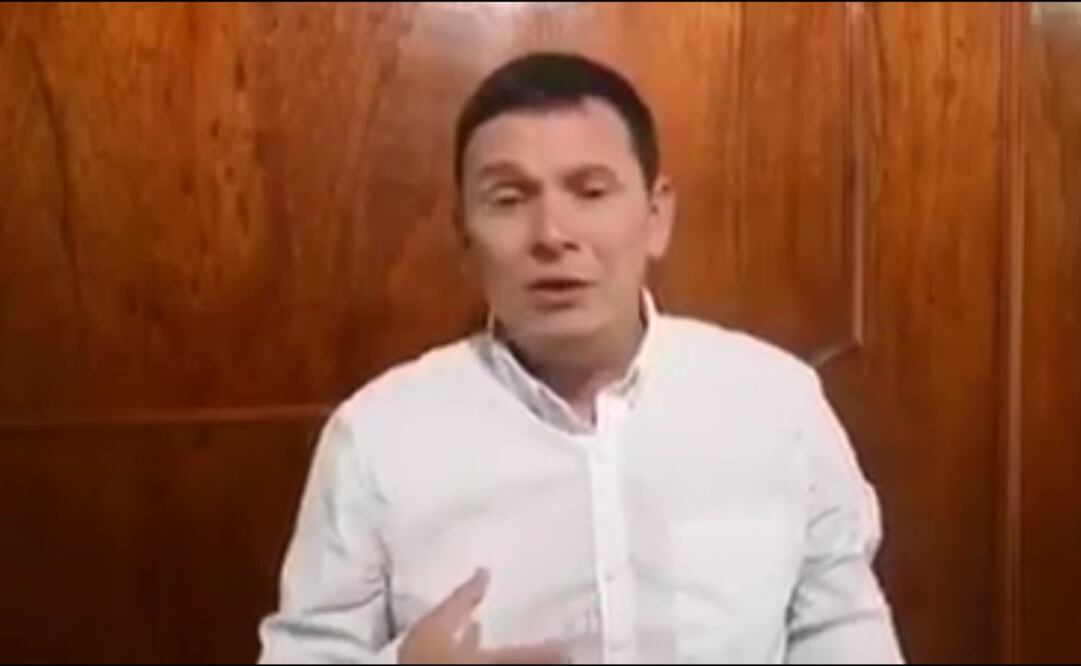 En un video el alcalde de Arriaga, David Parada Vázquez, acusa ser perseguido por el gobernador, Rutilio Escandón Cadenas, por no afiliarse a Morena (Foto: captura de pantalla)