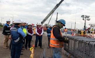 Avanza 21% construcción del puente Peñón-Texcoco–Periférico; beneficiará a 2 millones de personas