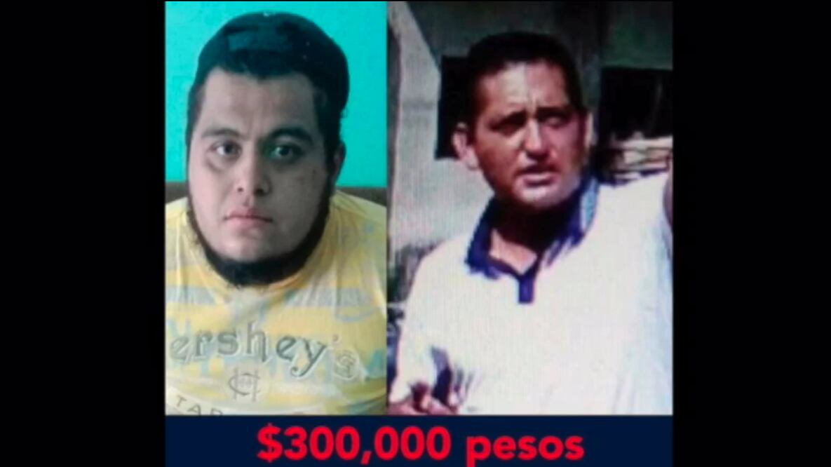 Juan David Martínez Trujillo, alias “El Machaca” y Óscar Leyver Acosta González, “El Zapatudo”, integrantes de una banda de narcomenudistas en Yajalón (FOTOS: ESPECIAL)