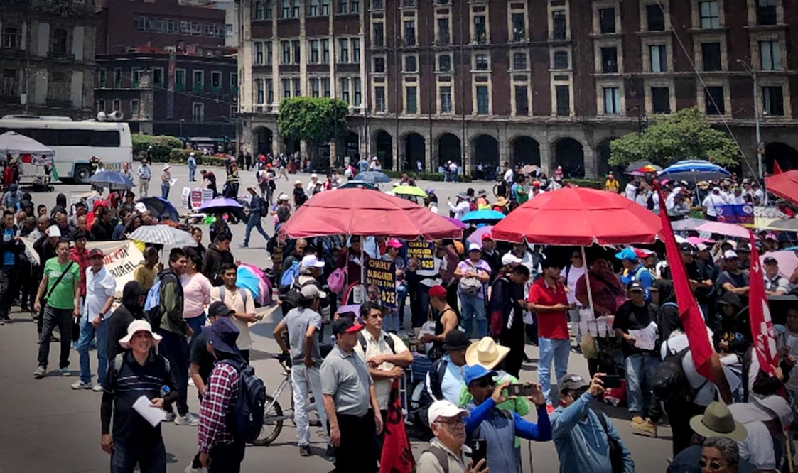 Esta es la agenda de movilizaciones de hoy en CDMX. Imagen ilustrativa. Foto: Diego Simón / EL UNIVERSAKL