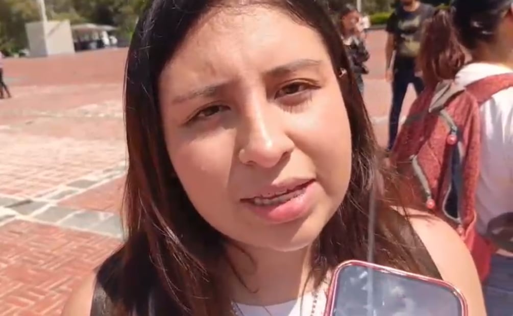 Ana Sofía, aspirante a la carrera de Cirujano Dentista de la UNAM y a quien le faltaron 13 aciertos para ser aceptada (31/07/2026). Foto: Captura de video