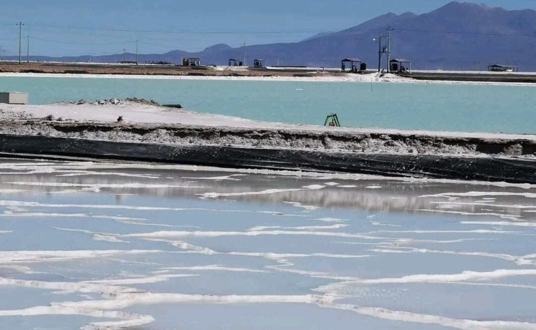 Yacimiento de Litio Boliviano. Foto: Twitter @litio_boliviano