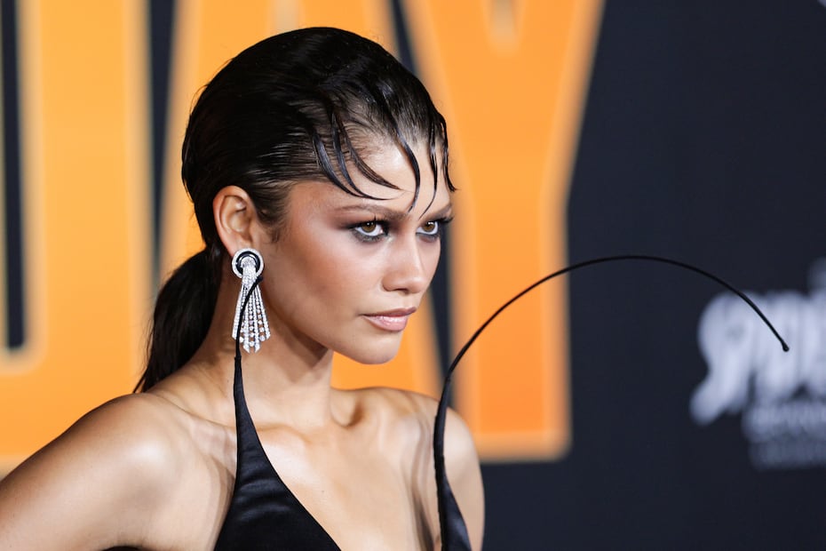 El beauty look más icónico de Zendaya para la premiere de Spider-Man. Foto: EFE