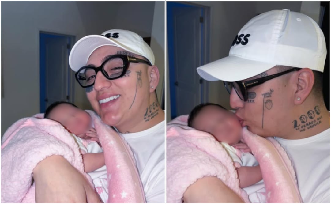 Dani Flow compartió con sus fanáticos un fotografía de tercer hija, Danie Soph. Foto: Instagram @daniflowir